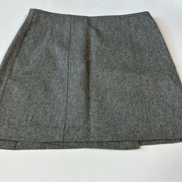 Express Wrap Wool Skirt - Picture 2 of 5